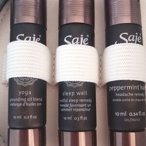 New Saje Aromatherapy Roll-on Essential Oil Set